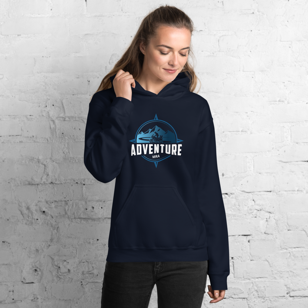 Adventure Hoodie Navy Unisex