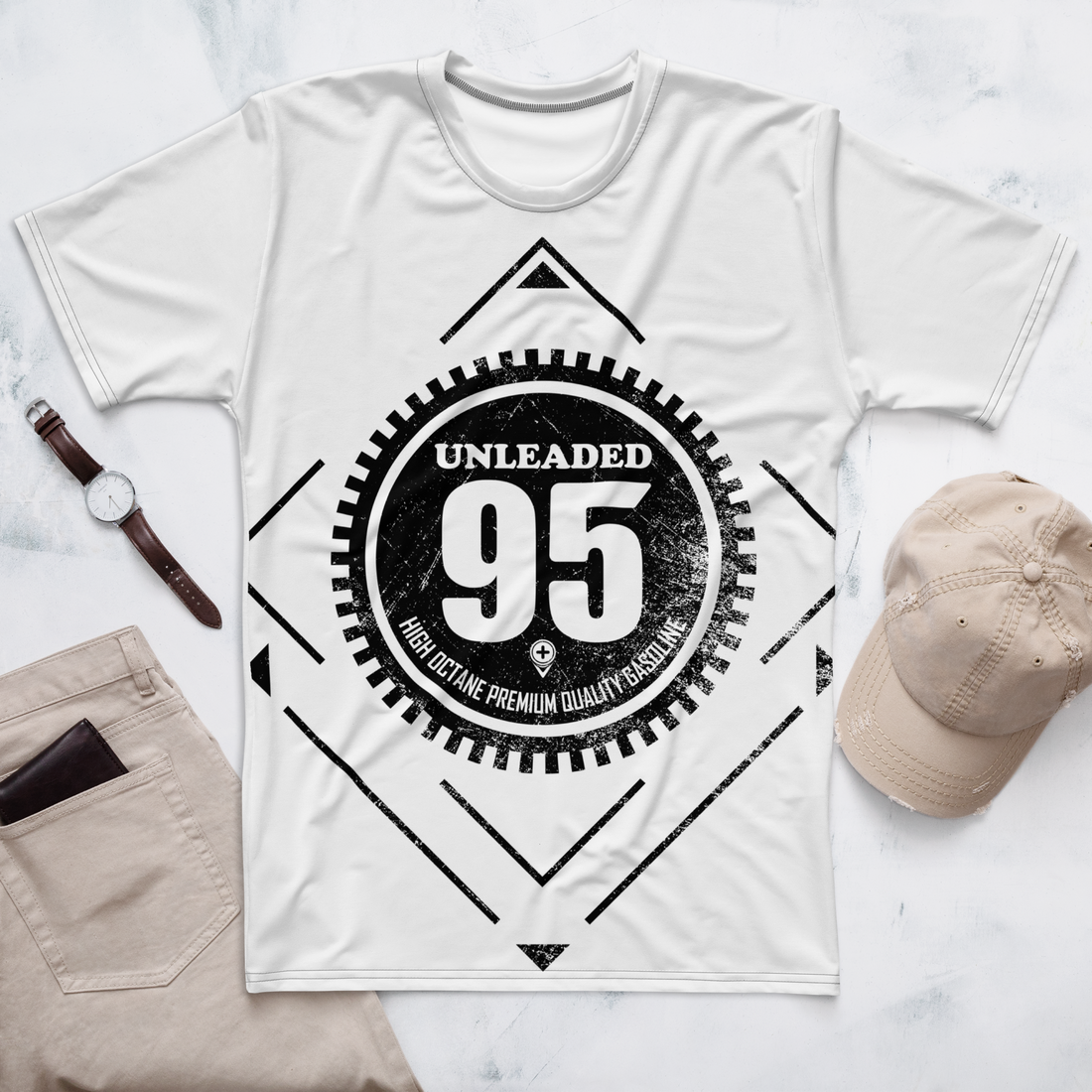 UNLEADED 95 Monochrome T-Shirt